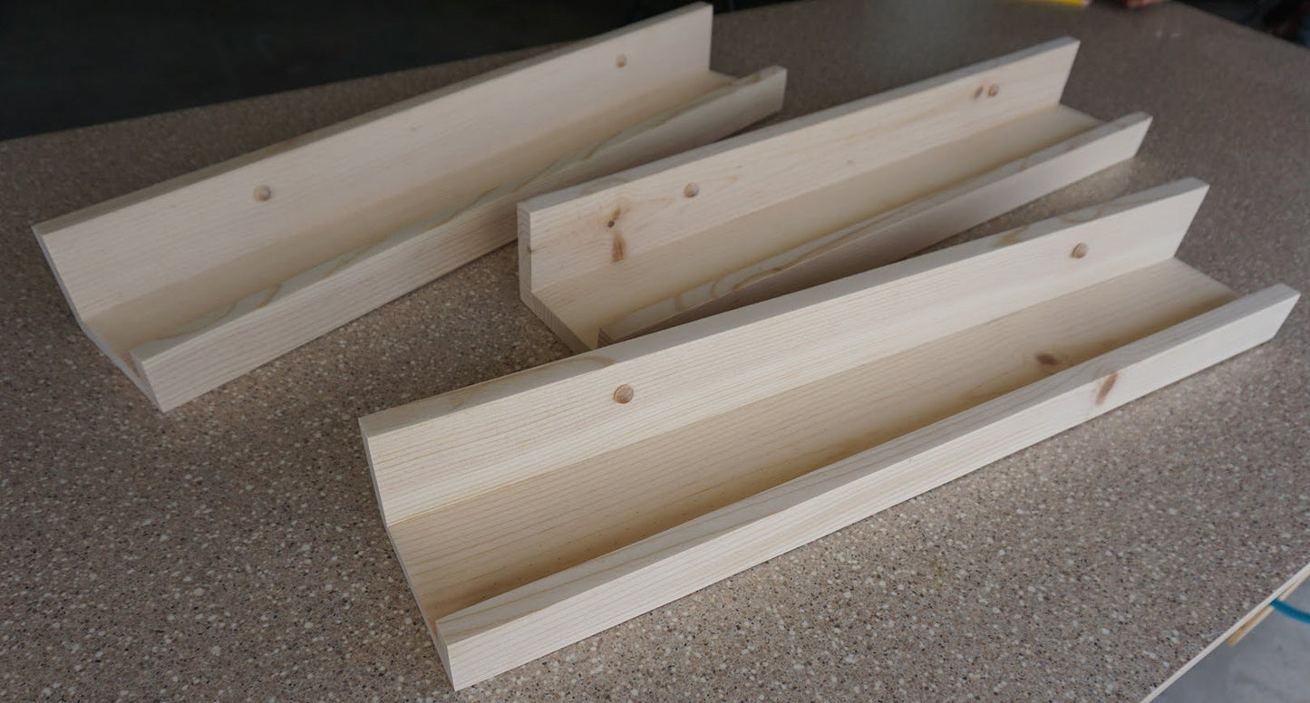 Set of 3 - Picture Ledge