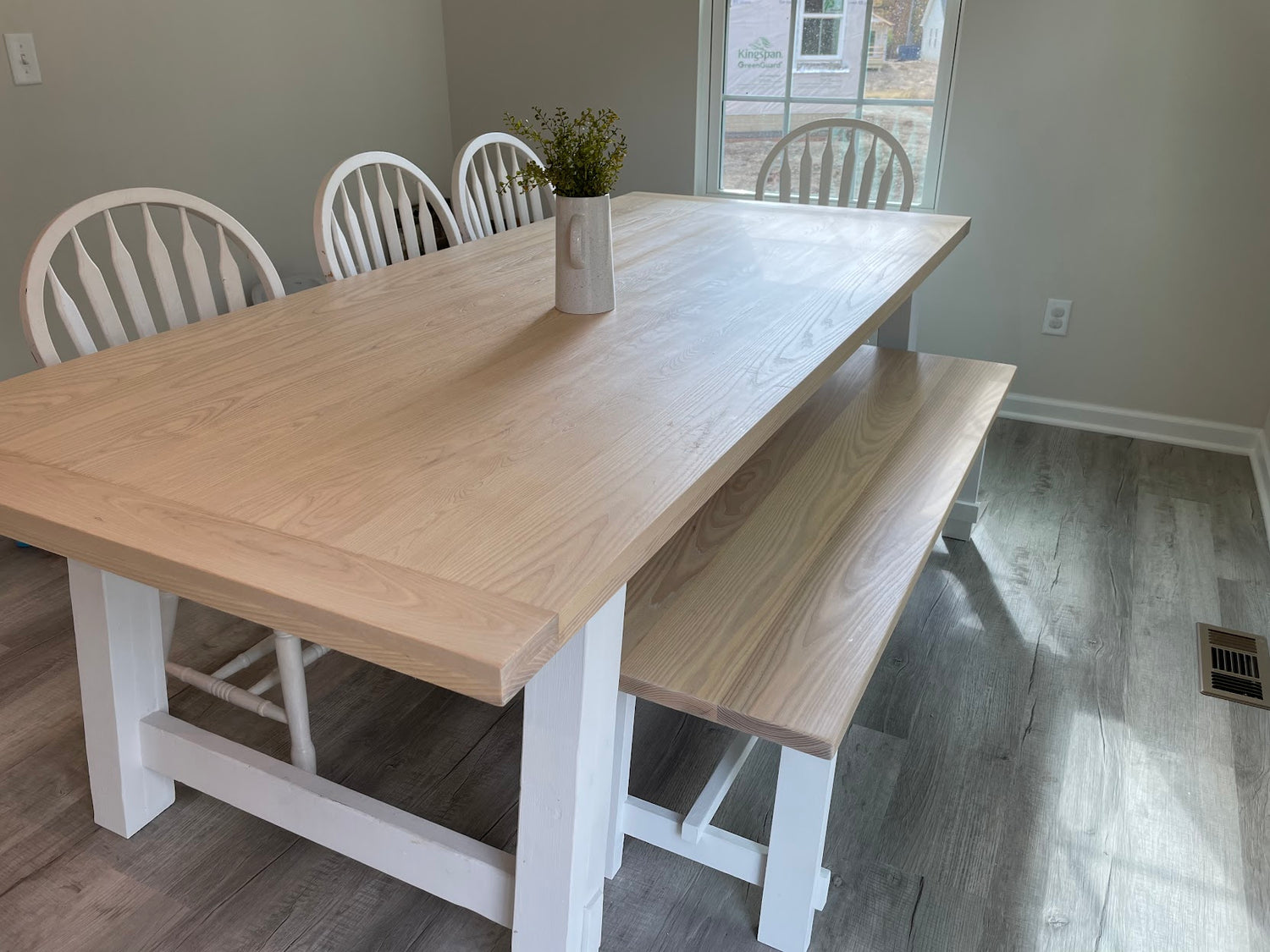 Live Edge Reclaimed Elm from OSU W/Tripod Base - Drink Table/Plant Sta –  Pure Grain Table Co.