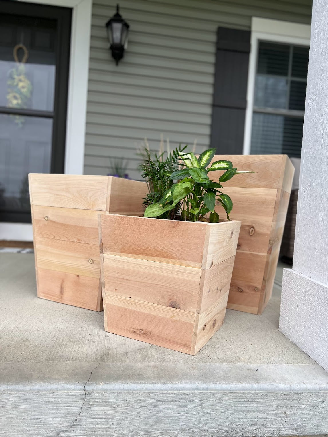 Outdoor Cedar Planters