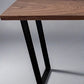 Wood console (sofa table) table with metal legs