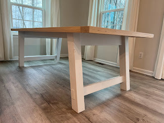 Mattie Modern Farmhouse Dining Table