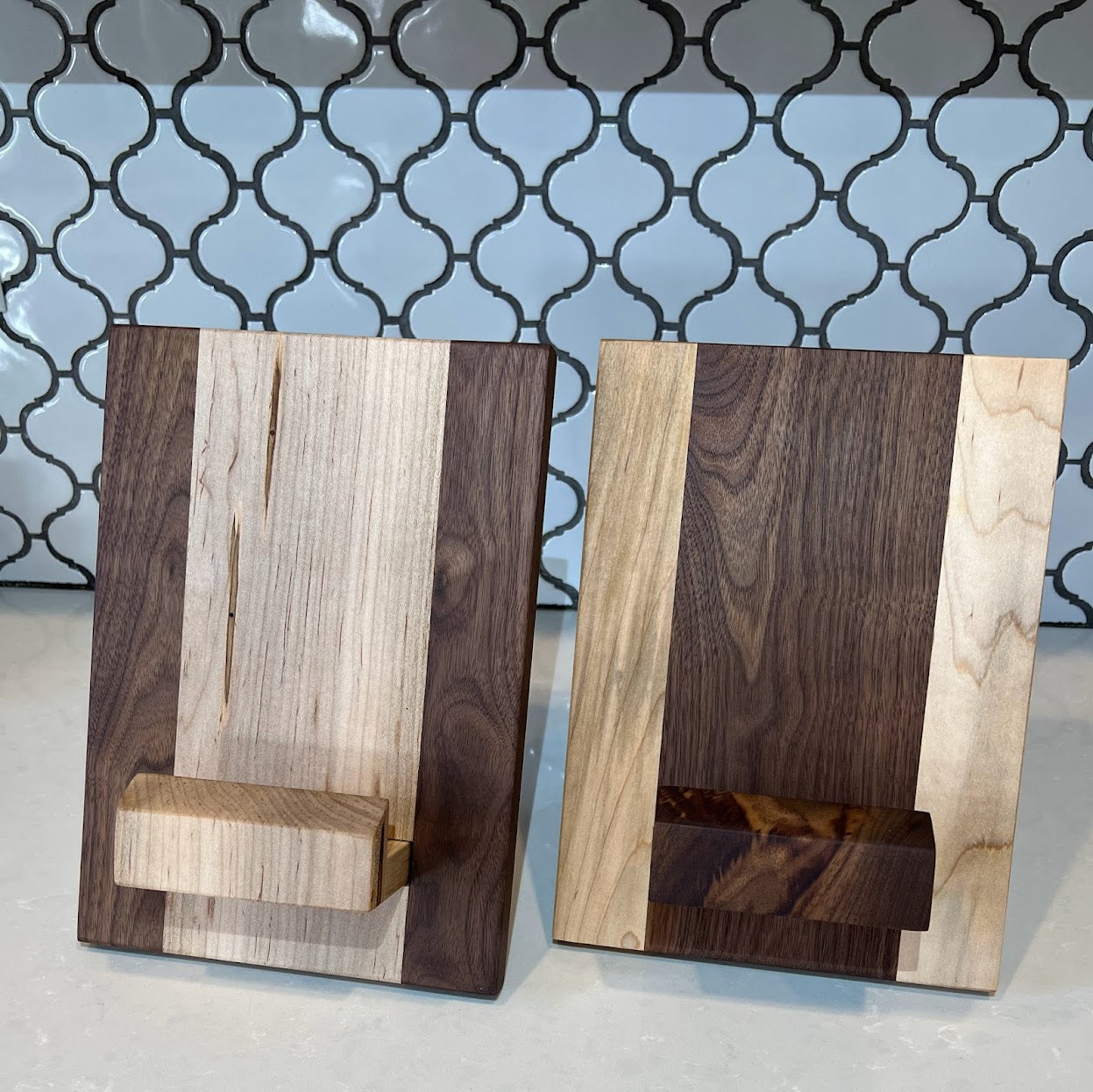 TILISMA Handmade Wooden Book Stand - Cookbook & Tablet Holder - TILISMA